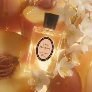 Bouquet de Jasmin Eau de Parfum by Arts et Matières Made in France Fragrance Family: Floral, Fruity  Top Notes: Mandarin, Peach, Bergamont  Heart Notes: Jasmin,Tuberose  Base Notes: Cedarwood, Sandalwood ,Vanilla, White Musk