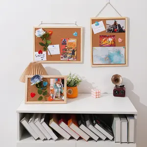 1pc Cork Board Message Board Photo Background Wall, Dormitory Memo Display Sticker, Announcement Board for Office Home School
