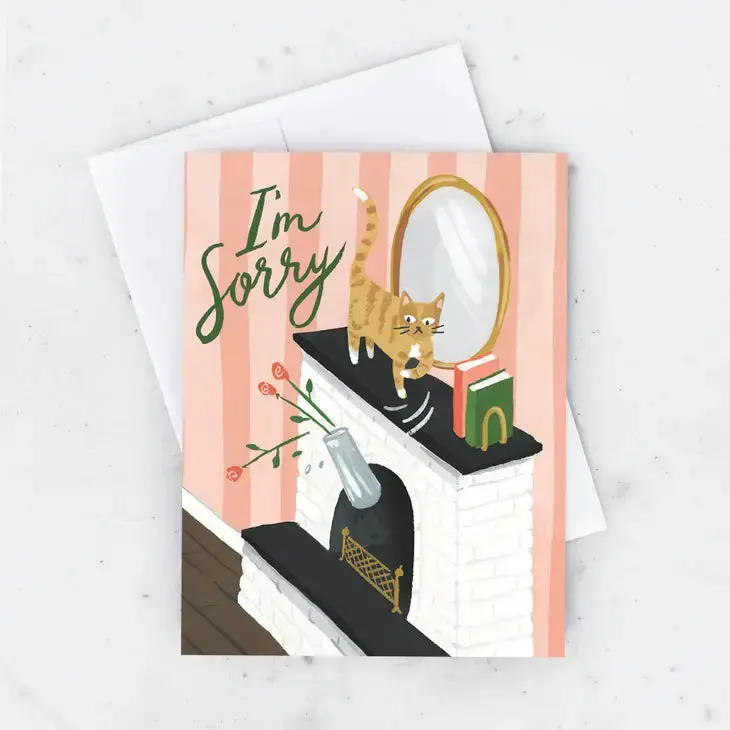 Sorry Cat Card Sorry Cat Card