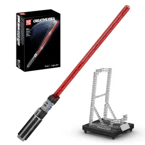 Mould King 10237 Lightsaber Red DIsplay Building Block Toy Led Kit Collectibles