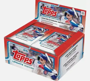 2025 Topps Baseball Update Series Retail Display Box