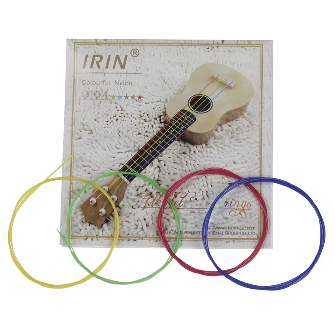Ukulele String, 4 Counts Colorful Nylon Ukulele String, Instrumental Music Accessories for Ukulele, Musical Instrument Accessories, Nylon Strings