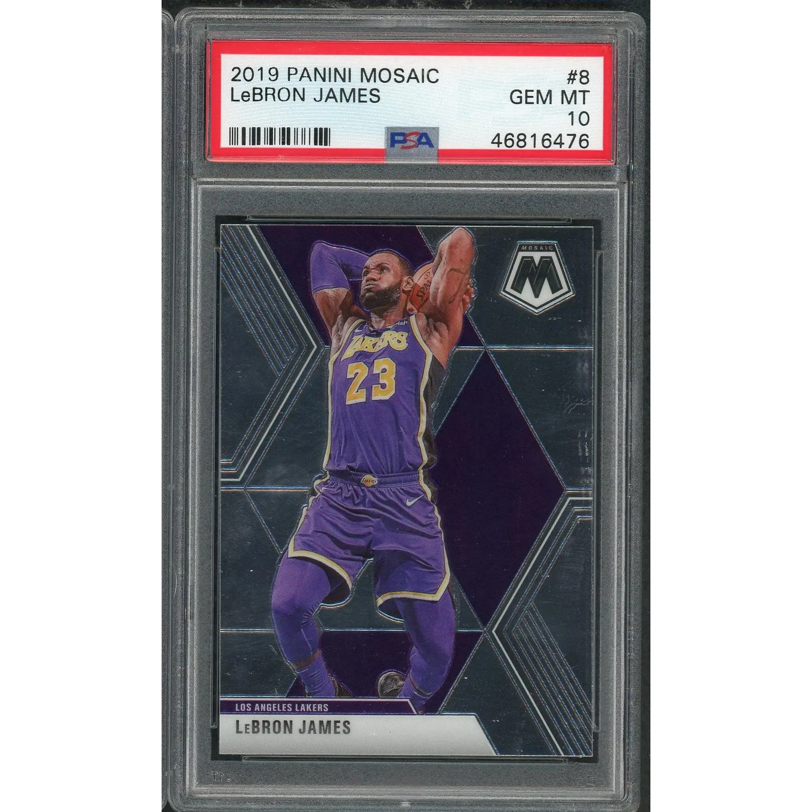 LeBron James 2019 Panini Mosaic Basketball Card #8