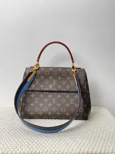 Pre-owned Louis Vuitton Cluny MM Monogram Top Handle Tote Bag, Featuring Wide Strap