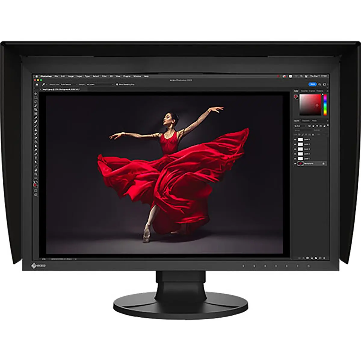Eizo ColorEdge CG2400S 24.1" 16:10 WUXGA Display IPS Panel LED Backlit Monitor, 1920x1200 Resolution, Black