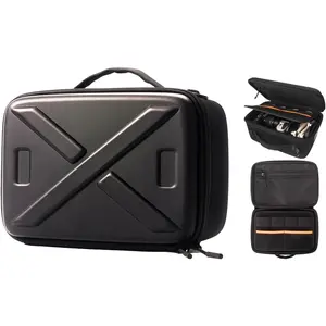 Hard Shell Camera Case Small, Shockproof  Camera Carrying Bag, Protective Photography Bag for DSLR/SLR/Mirrorless Cameras, Lenses with  Strap, Camera Sleeve