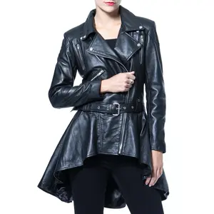 Leather Peplum Jacket Leather Peplum Jacket