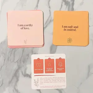[3 Pack] Anxiety, Self-Love, and Self-Care Bundle 45 Cards Total. Get All 3 Of Our Shower Affirmation Cards In One Order