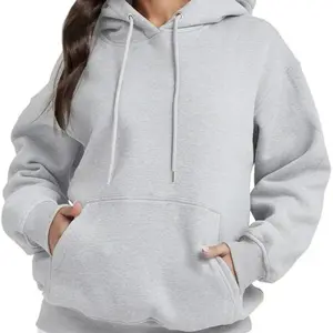 Holafish Women's Heavyweight Fleece-Lined Hoodie - Thickened Unisex Pullover for Men & Women in Polyester Cotton Blend