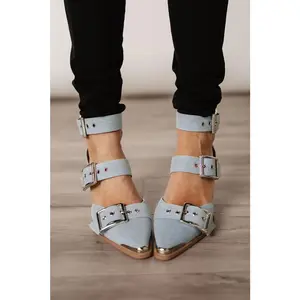 Hendrix Heels - Denim, Product Information Provided