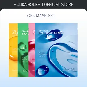 [Holika Holika] The Real Gel Mask 4-in-1 Bundle (4 pcs) — Hydrating & Soothing Gel Sheet Mask