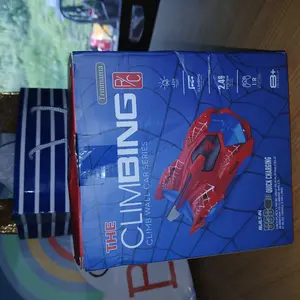 Wall Climbing Spider RC Car for Kids, LED Light Up Remote Control Car with 360 Rotation and Rechargeable Play Remote Controlled Vehicle Toddler Remote Control Car