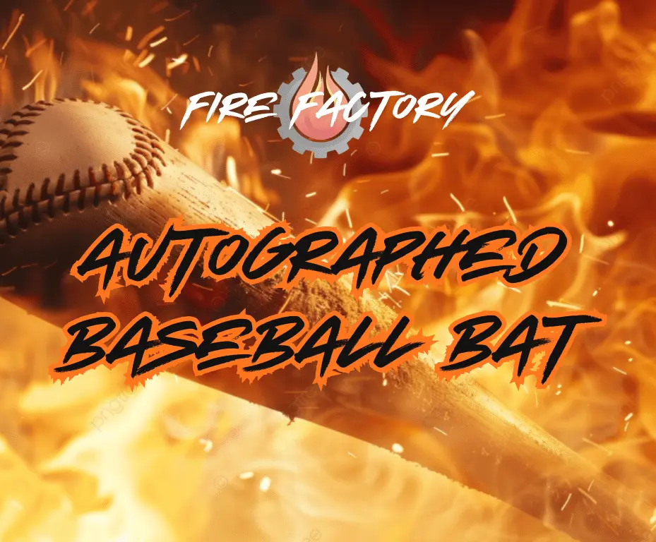 Fire Factory Autographed baseball Bat (1) pick your trios