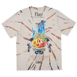 Moth To The Flame T Shirt Tie Dye