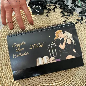 Sapphic Love 2026 Calendar, Lesbian Calendar, Pink Pony Club, Gilf for Girlfriend