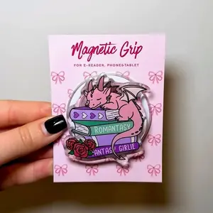 Kindle&Kobo Magnetic Grip - Romantasy Dragon Pile