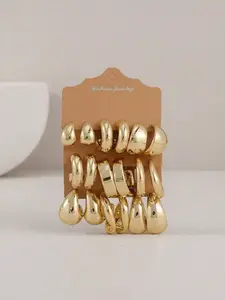 Women's Fashion Earrings Set, High Quality Earrings, C-Shaped Water Drop Design, Multiple Styles & Colors, Perfect for Daily Wear & Gift Ideas