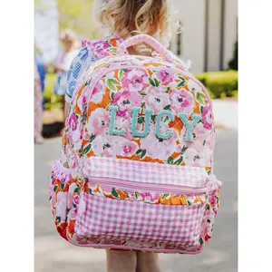 Ridley Backpack - Glowing Pink Flowers