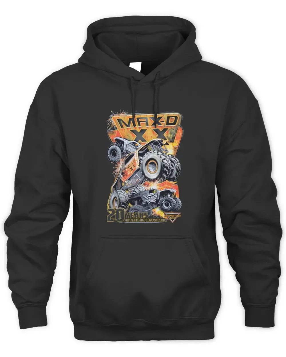 Monster Truck Merchandise Max-D 20 Years T-Shirt Hoodie Sweatshirt