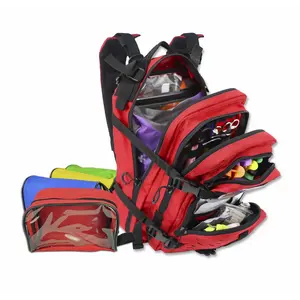 Tactical Assault Backpack + Pouches w/ Trauma & Bleeding Fill Kit | PB89-SKM-MBP4