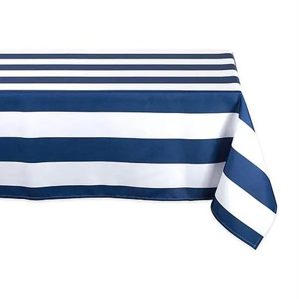 Design Imports Cabana Stripe Outdoor Tablecloth - 60" x 120"