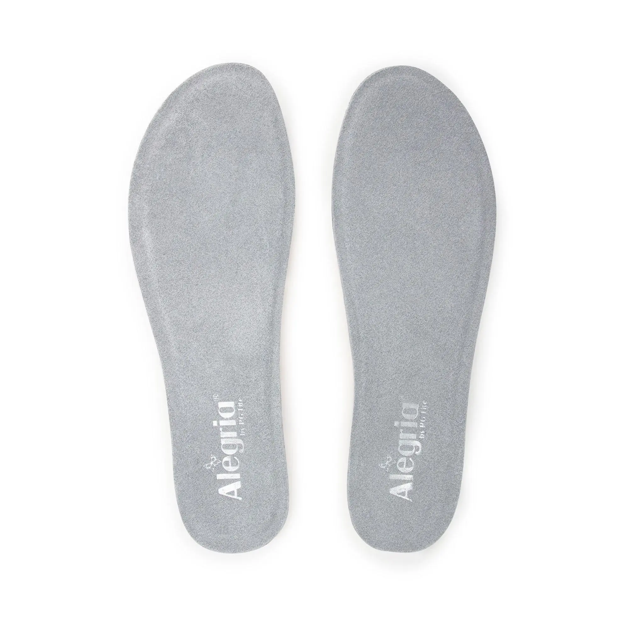 Alegria Wedge Grey Footbed - Wide