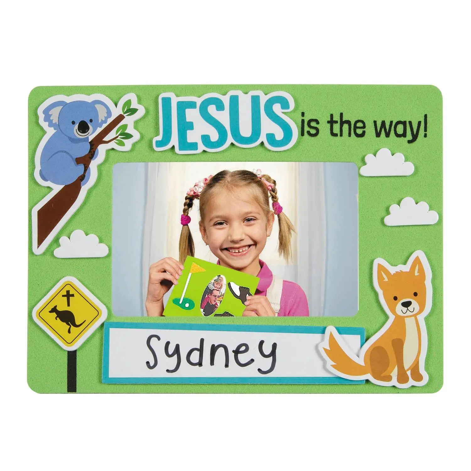 6 3/4" x 5" Outback VBS Magnet Picture Frame Craft Kit - Makes 12