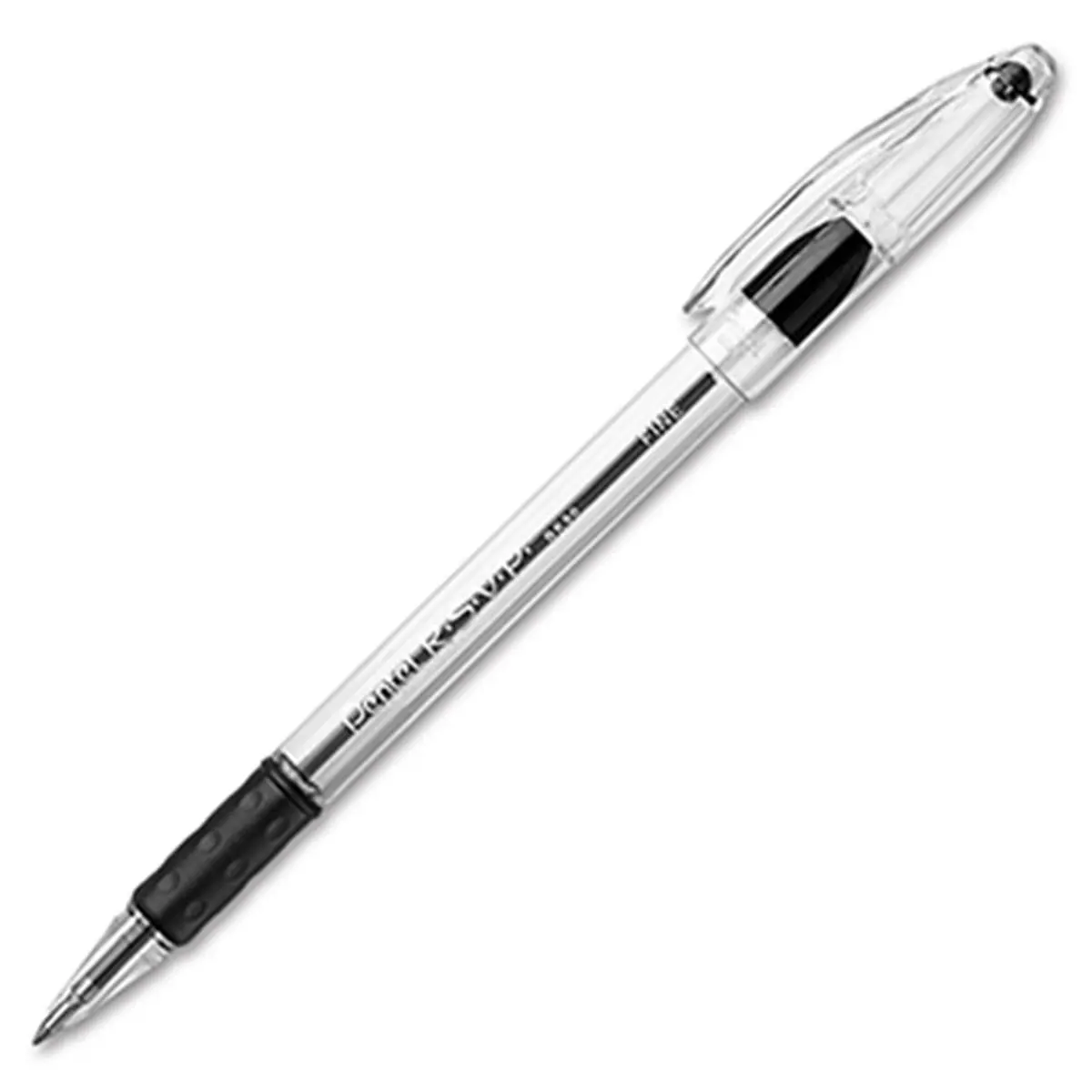 212 MAIN Pentel RSVP Black Fine Point Ballpoint Pen Kit (Model PENBK90A) - Pack of 12, Refillable, Fine Writing, Immediate Writeout Tool with Stainless Tip, Weighted Bar, Ergonomic Barrel Design for DIY Woodwork, All Seasons Use