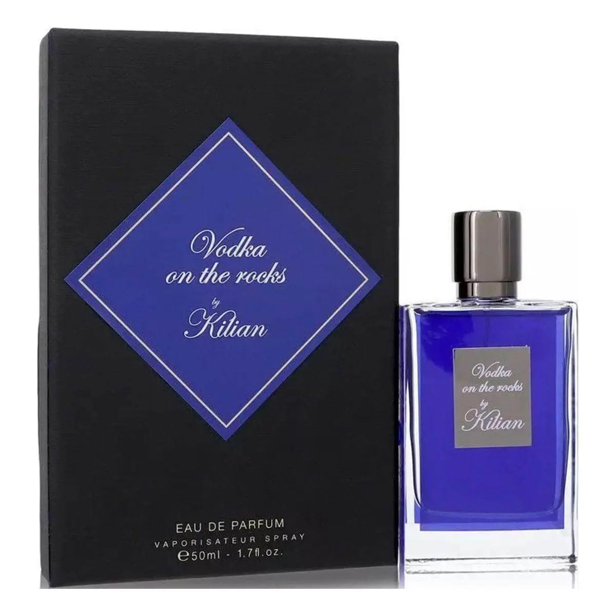 KILIAN PARIS Vodka on the Rocks Eau de Parfum - Aromatic Unisex Fragrance with Spicy Cardamom, Rose & Sandalwood Notes, 1.7 fl oz Aromatic Spray Bottle, Bottled Perfume, Parfum Sprays, Fragrances
