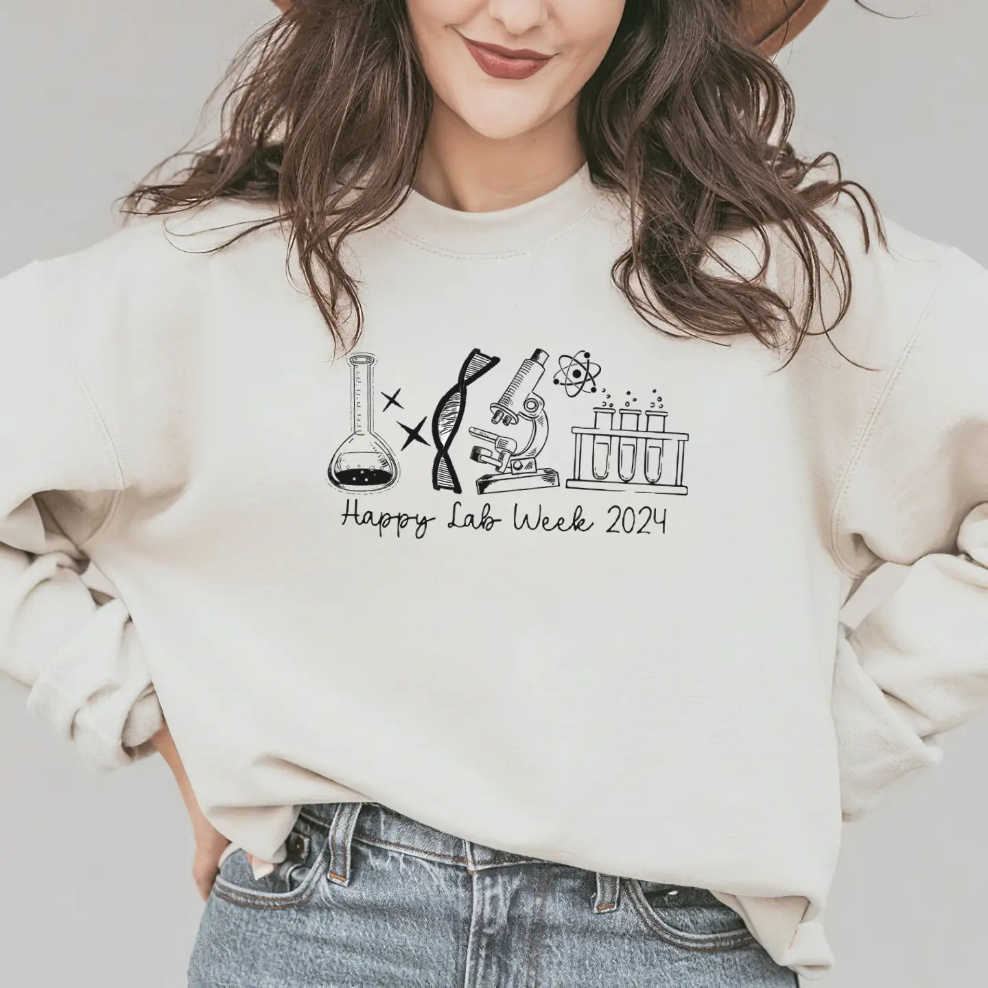 Lab Week 2024 Group Sweater, Medical Lab Science, Fun Lab Scientist Sweatshirt, Lab Tech Gift, Lab Assistant Costume, Phlebotomy Pathology Gift