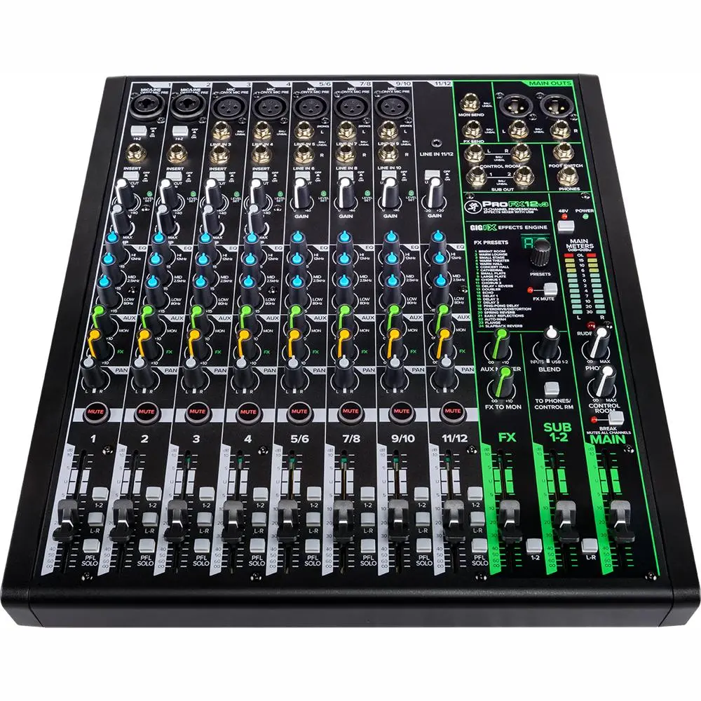 Mackie ProFX12v3 12 Channel Professional Effects Mixer with USB