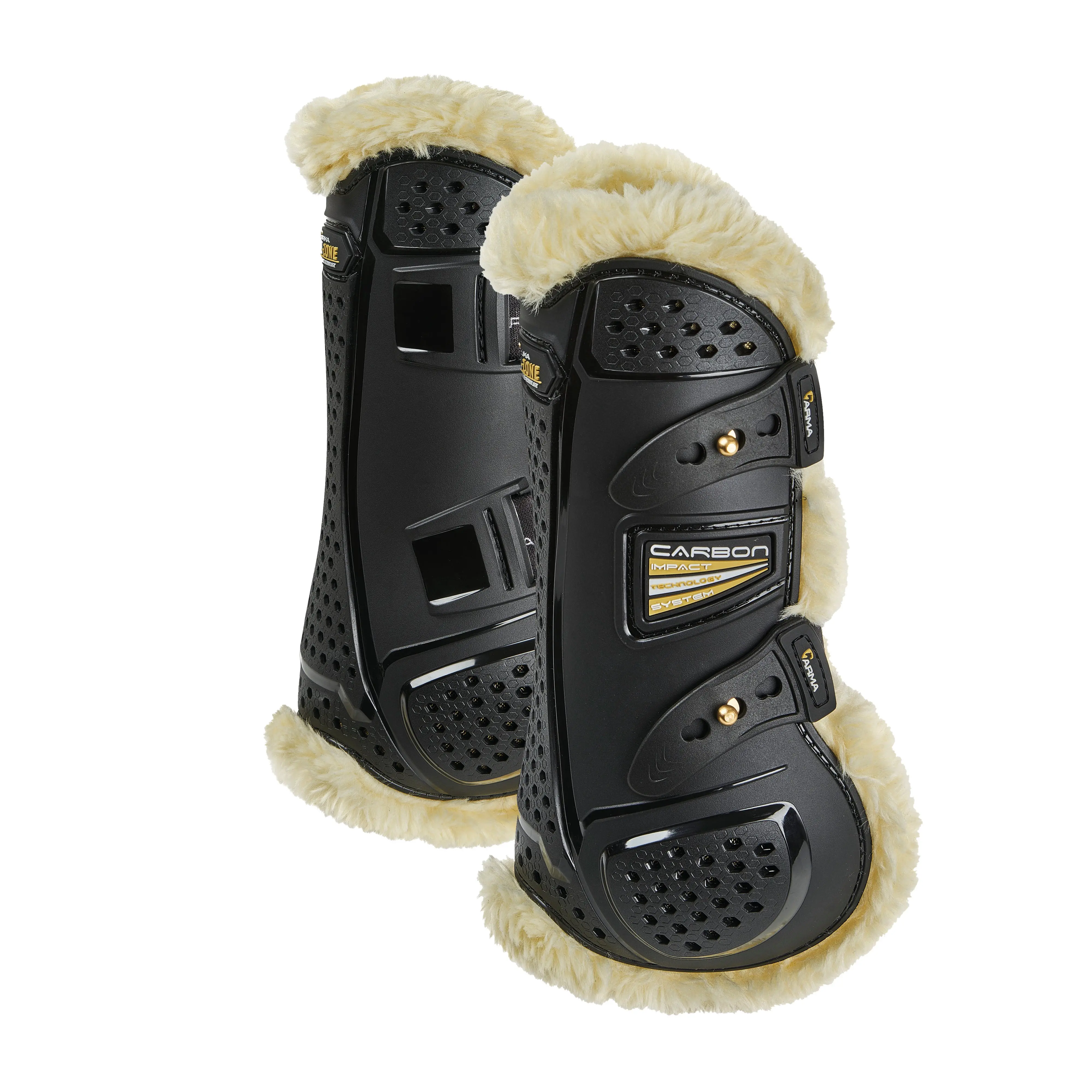 Shires ARMA OXI-ZONE Supafleece Tendon Boot with 360° Ventilation & 4D Impact Protection for Enhanced Leg Support and Temperature Regulation