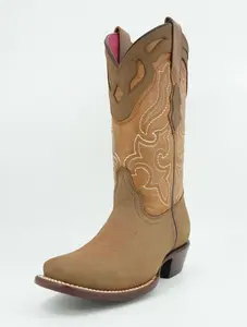 Quincy Women's Crazy Tan Narrow Square Toe Boot