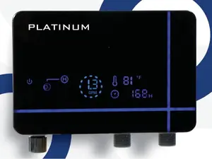 Platinum Smart Laundry Purifier - Digital Touchscreen Display, Adjustable Ozone Settings, Energy-Saving Hot Water Option, Odor Elimination & Disinfection