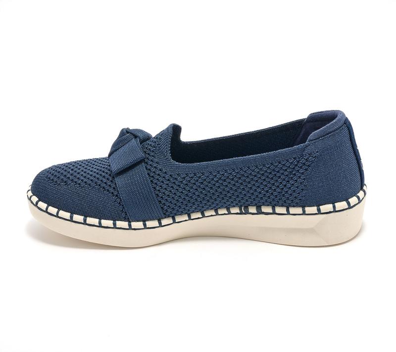 Skechers Sepulveda 2.0 Vegan Washable Bow Knit Loafer - Velvet Sky