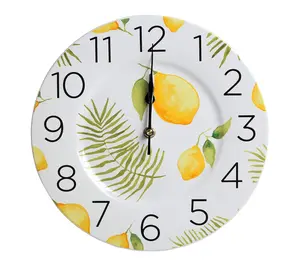 Temp-tations 10.5" Ceramic Wall Clock