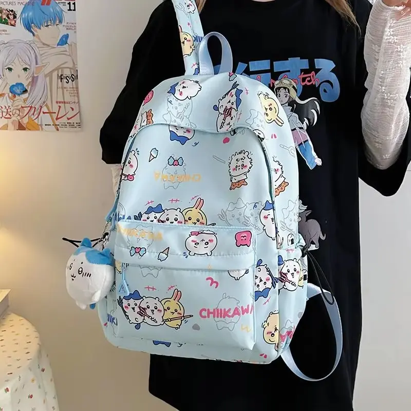 Anime Usachi Chiikawa Schoolbag Hachiware Student Campus Backpack Cute Versatile Commuter Large Capacity Backpack Festival Gift