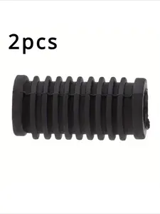 2pcs Motorcycle gear lever cover protective cover hanging stop anti-slip protection shoe cover Motorcycle modification change hanging gear sleeve Black motorcycle gear shift lever cover universal rubber gear shift lever pedal cover Motor Parts Accessories