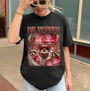 Vintage Raccoons  Dr Pepper Shirt, Retro Diet Dr Pepper Shirt, Funny Diet Soda Raccoon Shirt