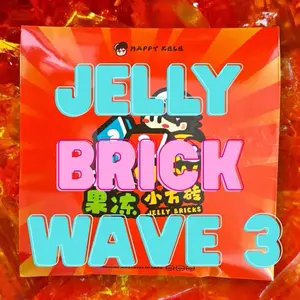 Jellybricks Wave 3 - New Style Anime Jelly Magnets with Vibrant Colors and Fun Characters for Collectors