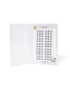 BLUETY Text Me Lashes - Brunch Tomorrow? | 13mm Spikey Lash, Wispy Lashes, Natural Lashes, Invisible Band, Vegan, Cruelty Free, Reusable