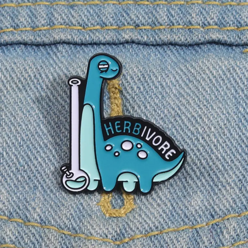 Cute Dinosaur Design Brooch Jewlery, Fashion Brooch for Women & Men, Enamel Safety Pin, Alloy Brooch Pin Suitable for Backpacks, Jeans, Scarves, Hats Decoration, Lapel Brooch
