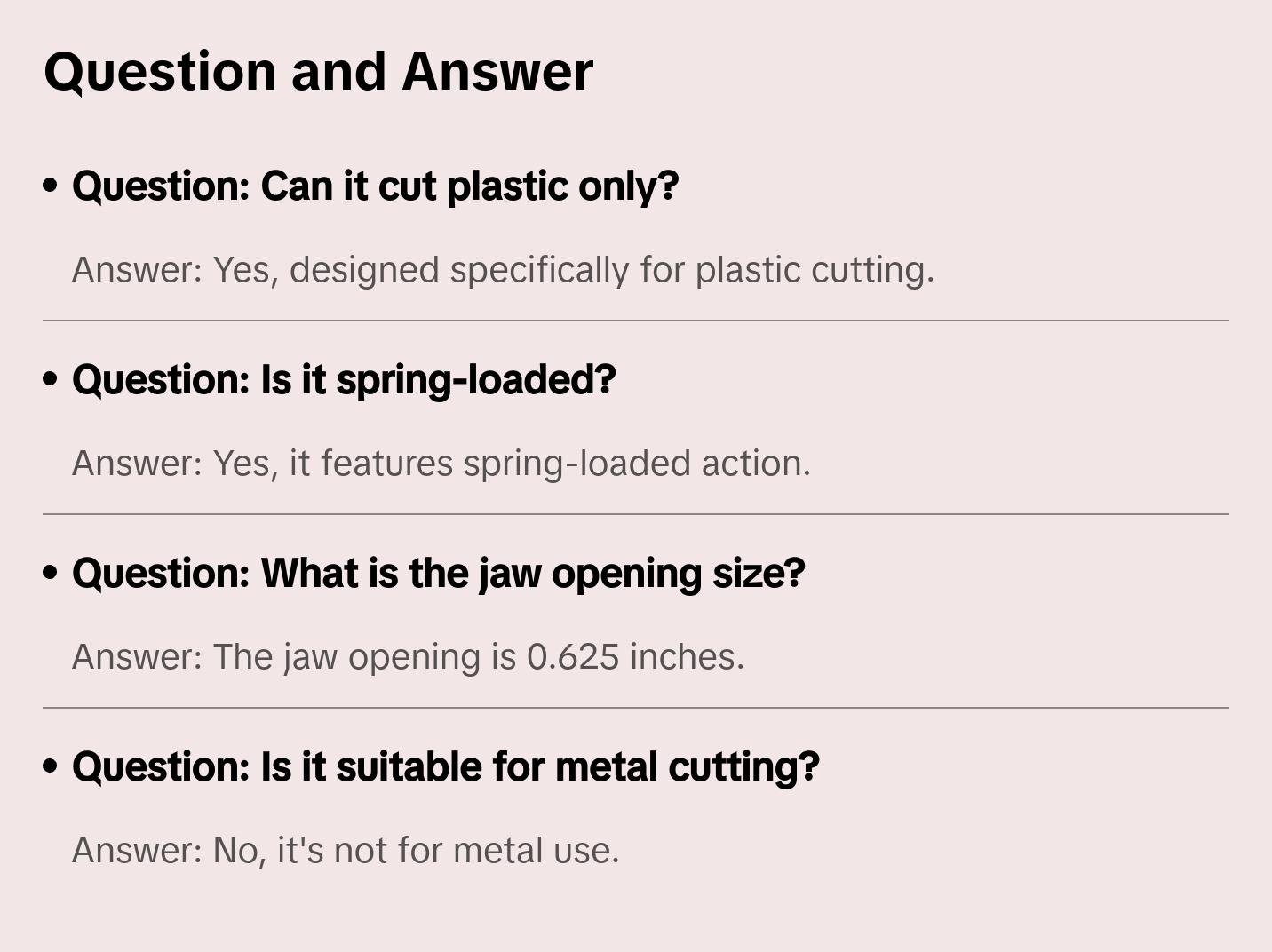 Klein Tools D227-7C Plastic Cutting Pliers