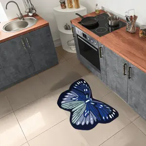 Lush Decor FrontPorch Indoor/Outdoor Hand Tufted Durable Area Rug - Contemporary Botanical nature Decorative  (Monarch)