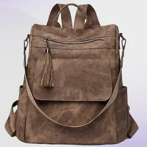 Backpack Purse for Women, PU Leather Women Backpack Purse Waterproof Anti-theft Shoulder Bags Multipurpose Handbags Travel Backpack   nationals  bag