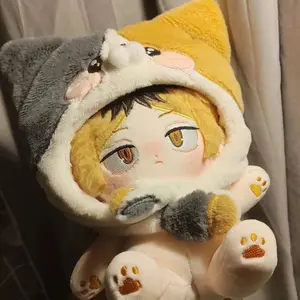 20cm Haikyu!! Cute Anime Kozume Kenma Doll Body Attribute Handsome Cosplay Toy Figures Gift Dolls Xmas Gift