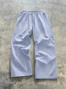 Unisex Striped Wide Leg Pants, Casual Loose Fit, Casual Style, Breathable Comfort Design, Suitable for Daily Wear, Leisure, and Home Use