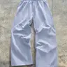 Unisex Striped Wide Leg, Casual Slacks, Casual Loose Fit Trousers, Breathable Comfort Design, Suitable for Daily Wear, Leisure and Home Use, Casual Fashion Bottoms, Casual Loose Pant