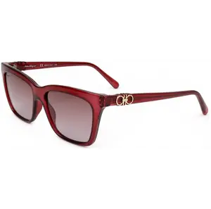 Ferragamo Women's 55mm Crystal Wine Sunglasses SF1027S-655-55