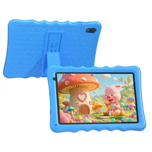Kids Tablet, 10.1 inch Screen Educational Tablet for Kids, 32GB RAM, With Shockproof Case, Parental Control,Dual Camera, WiFi (Blue Protector)